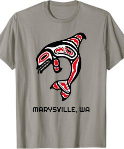 Marysville, Washington Native American Orca Killer Whales T-Shirt